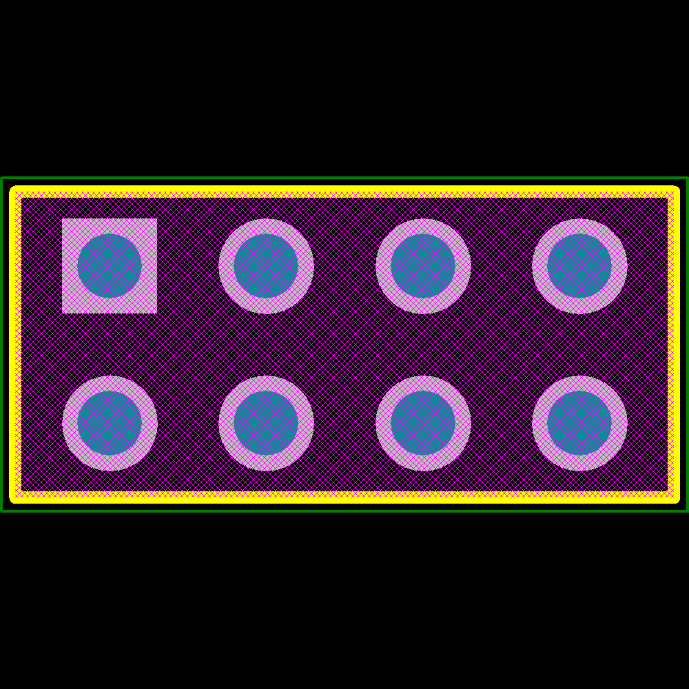 SSW-104-01-F-D Footprint - Samtec