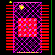 TLC5923DAP Footprint - Texas Instruments