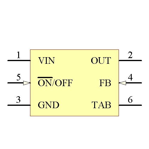 LM2576HVS-ADJ Symbol - Texas Instruments