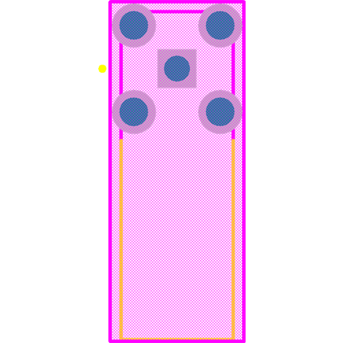 619540-1 Footprint - TE Connectivity