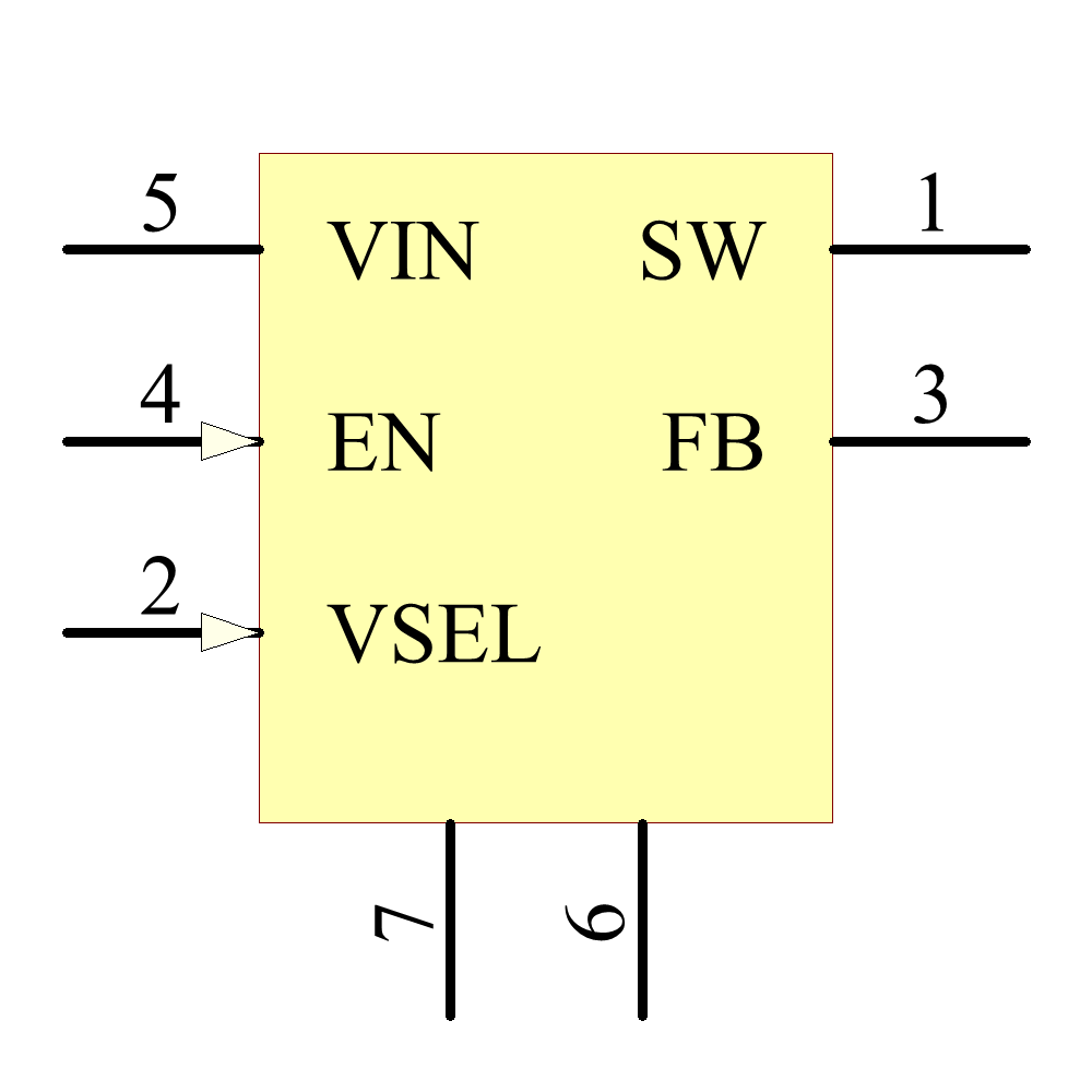 TPS62270DRVT Symbol - Texas Instruments