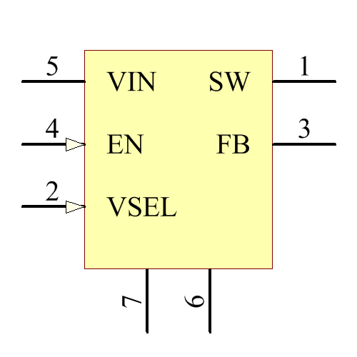TPS62270DRVT Symbol - Texas Instruments