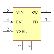 TPS62270DRVT Symbol - Texas Instruments