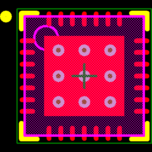 Z8F0130QJ020EG Footprint - Zilog