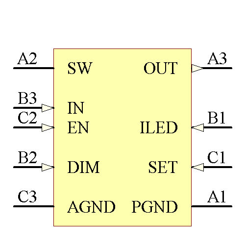 LM3508TL/NOPB Symbol - Texas Instruments