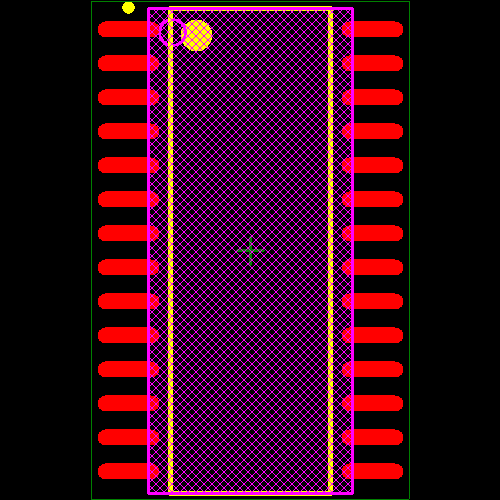 DSPIC30F3010-20I/SO Footprint - Microchip