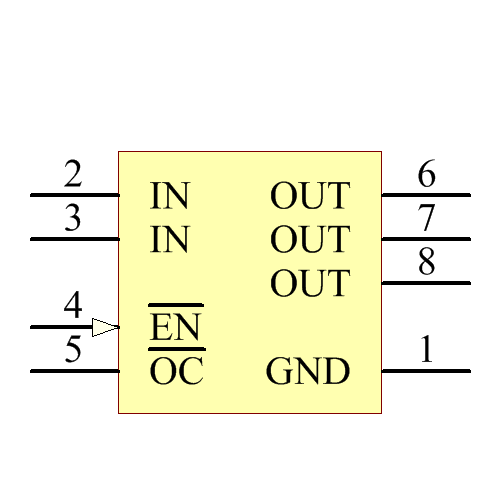 TPS2045ADR Symbol - Texas Instruments