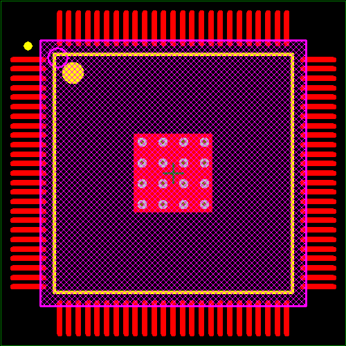 SI5369D-C-GQ Footprint - Silicon Lab