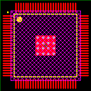 SI5369D-C-GQ Footprint - Silicon Lab