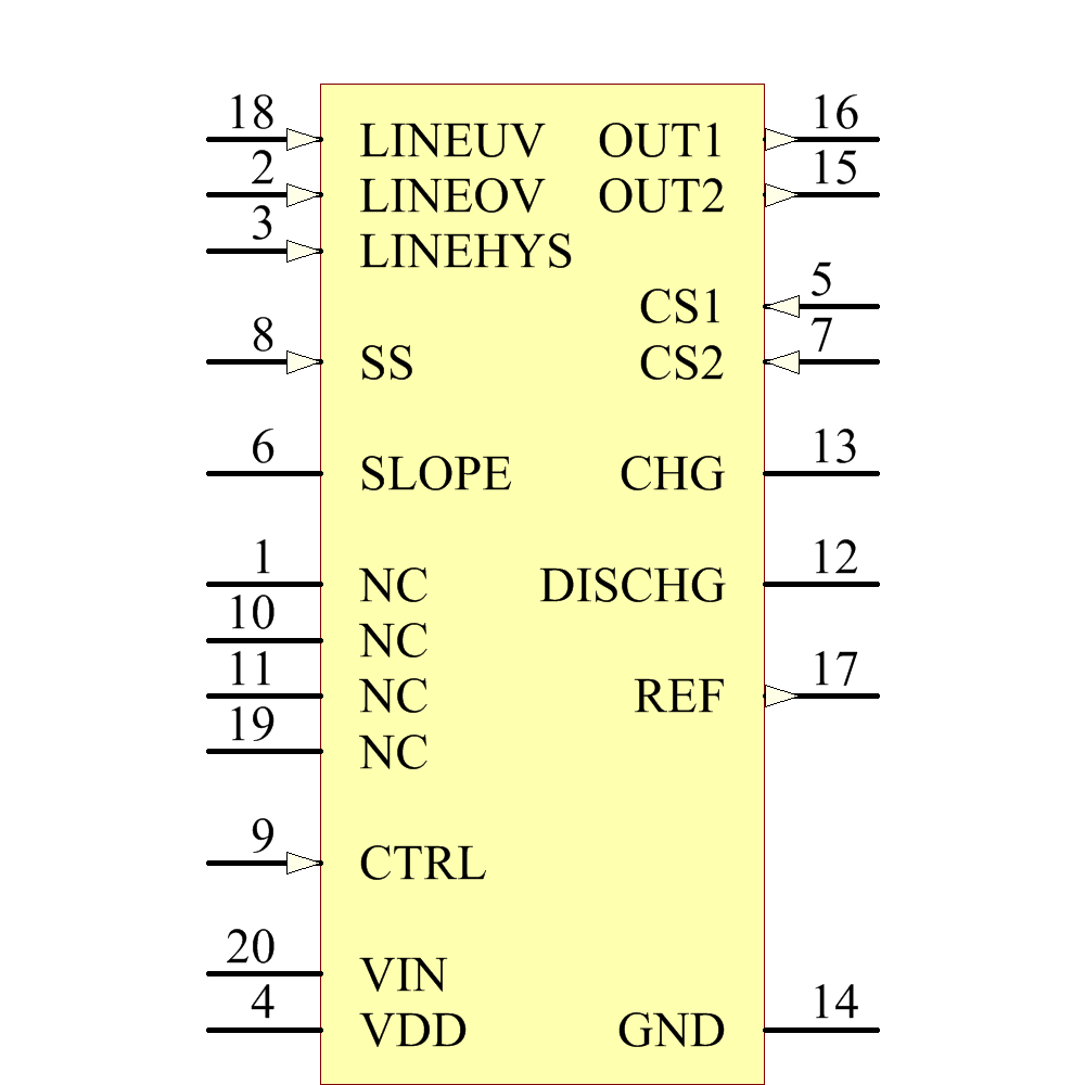 UCC28221PW Symbol - Texas Instruments