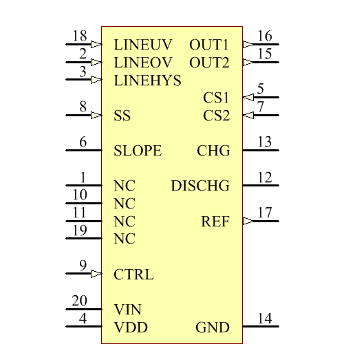 UCC28221PW Symbol - Texas Instruments