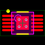LM3409QHVMY/NOPB Footprint - Texas Instruments