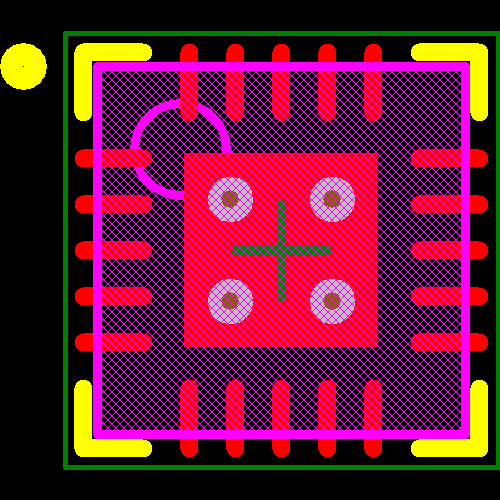 ADG786WBCPZ-REEL7 Footprint - Analog Devices