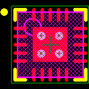 ADG786WBCPZ-REEL7 Footprint - Analog Devices
