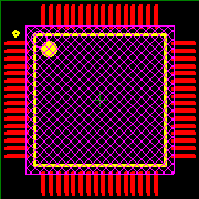 C8051F701-GQ Footprint - Silicon Lab