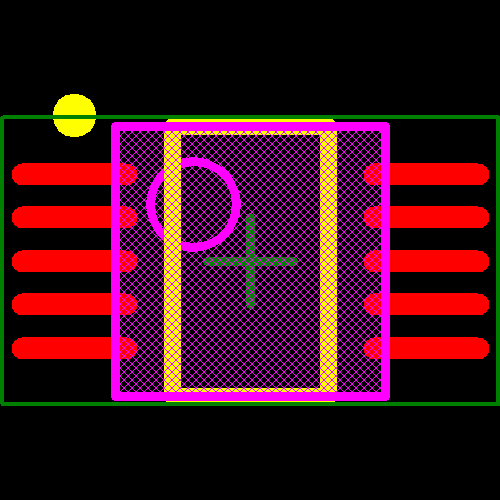 TPS61000DGST Footprint - Texas Instruments