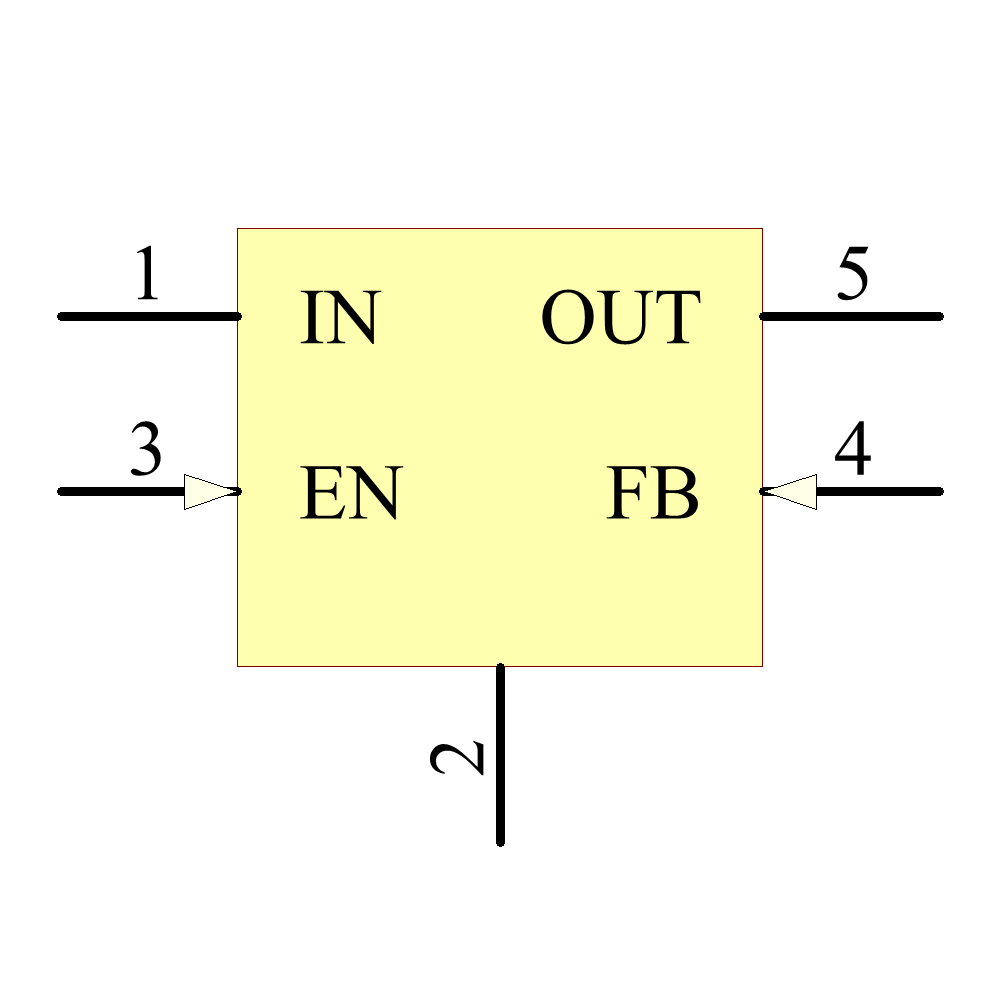 TPS73601DBVR Symbol - Texas Instruments