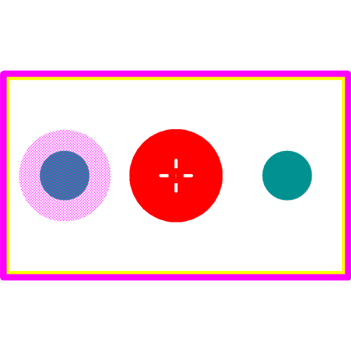 02K721-40MS3 Footprint - Rosenberger