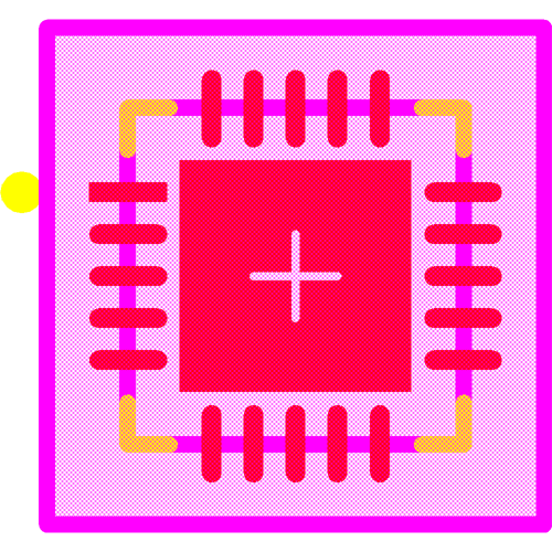 ADP8870ACPZ-R7 Footprint - Analog Devices