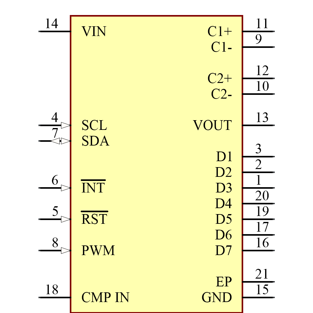 ADP8870ACPZ-R7 Symbol - Analog Devices
