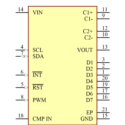 ADP8870ACPZ-R7 Symbol - Analog Devices
