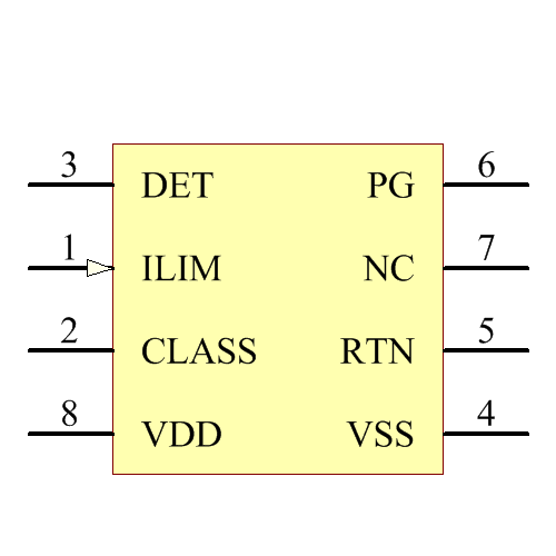 TPS2377D-1G4 Symbol - Texas Instruments