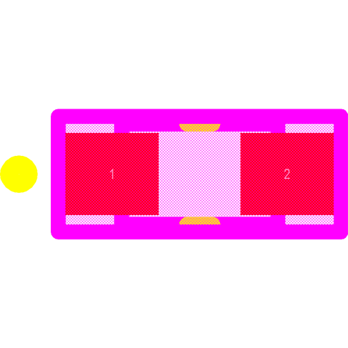 APT2012LSYCK/J3-PRV Footprint - Kingbright