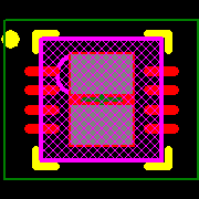ADV3220ACPZ-RL Footprint - Analog Devices