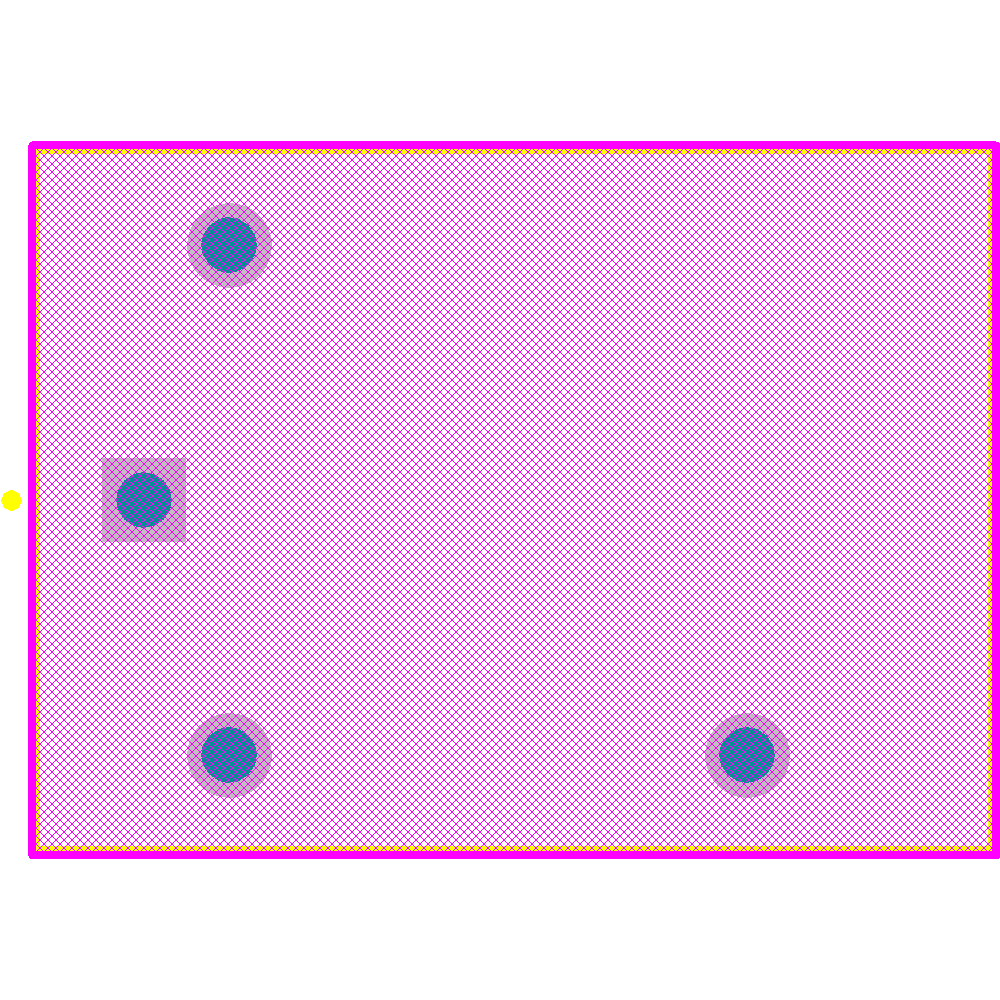 G5LE-1A-E-DC5 Footprint - Omron
