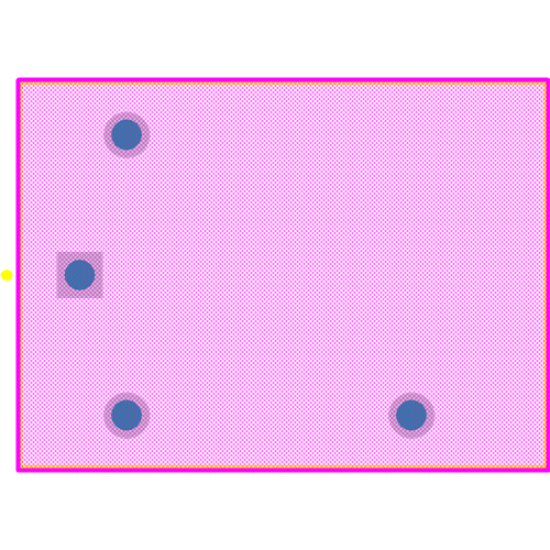 G5LE-1A-E-DC5 Footprint - Omron
