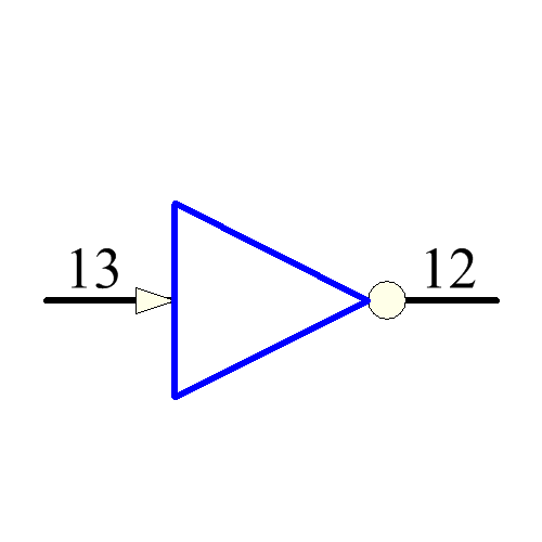 SN74LS06DBR Symbol - Texas Instruments