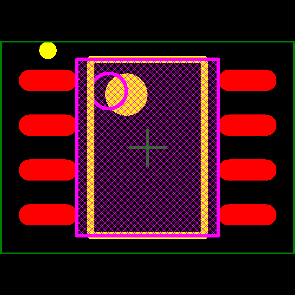 M24C02-WMN6TP Footprint - STMicroelectronics