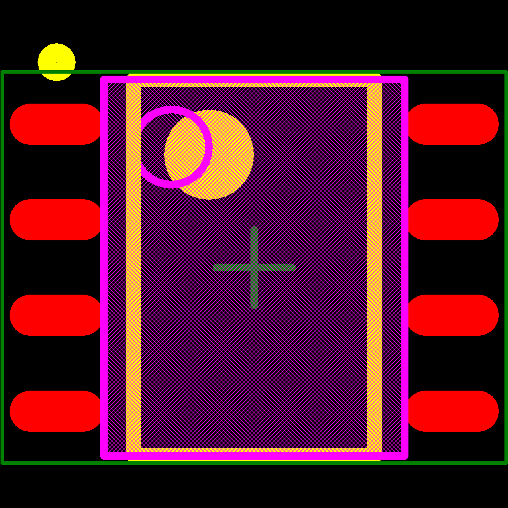 M24C02-WMN6TP Footprint - STMicroelectronics