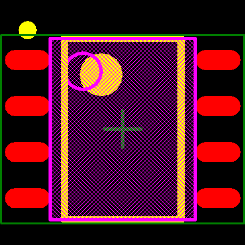 M24C02-WMN6TP Footprint - STMicroelectronics