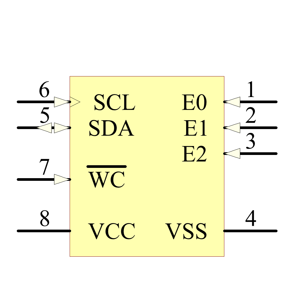 M24C02-WMN6TP Symbol - STMicroelectronics