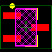 MCP1703T-4002E/CB Footprint - Microchip