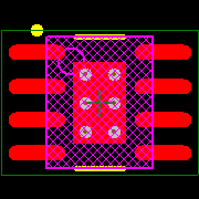 ADP7104ARDZ-3.3-R7 Footprint - Analog Devices
