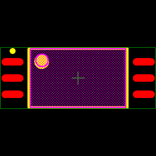 SI8261ABD-C-IS Footprint - Silicon Lab