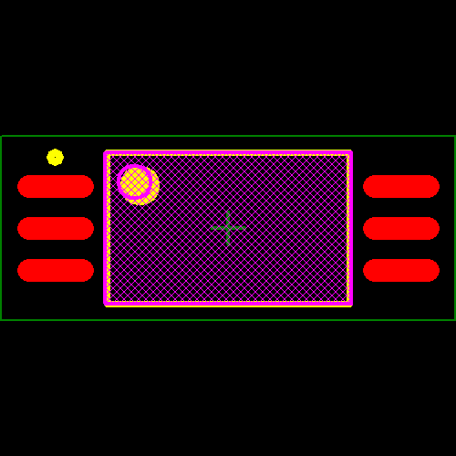 SI8261ABD-C-IS Footprint - Silicon Lab