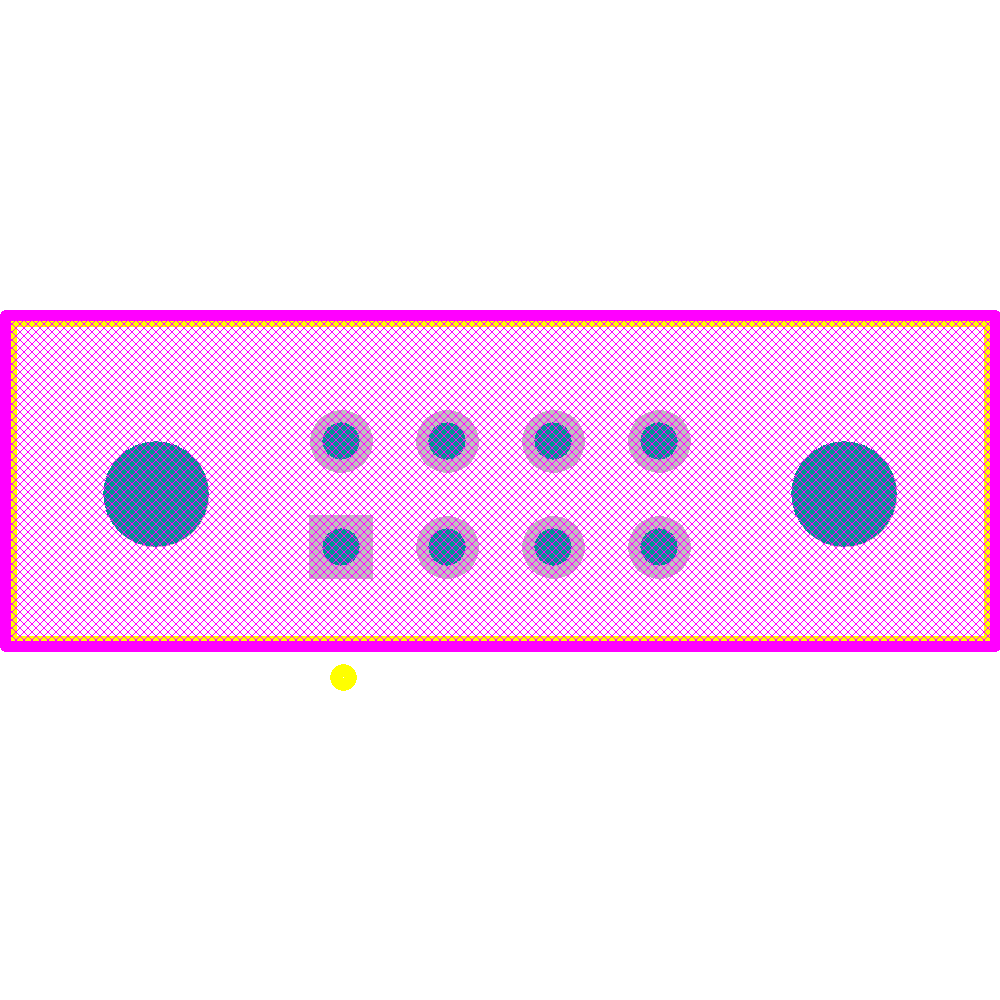 M80-5000842 Footprint - Harwin