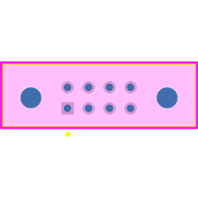 M80-5000842 Footprint - Harwin