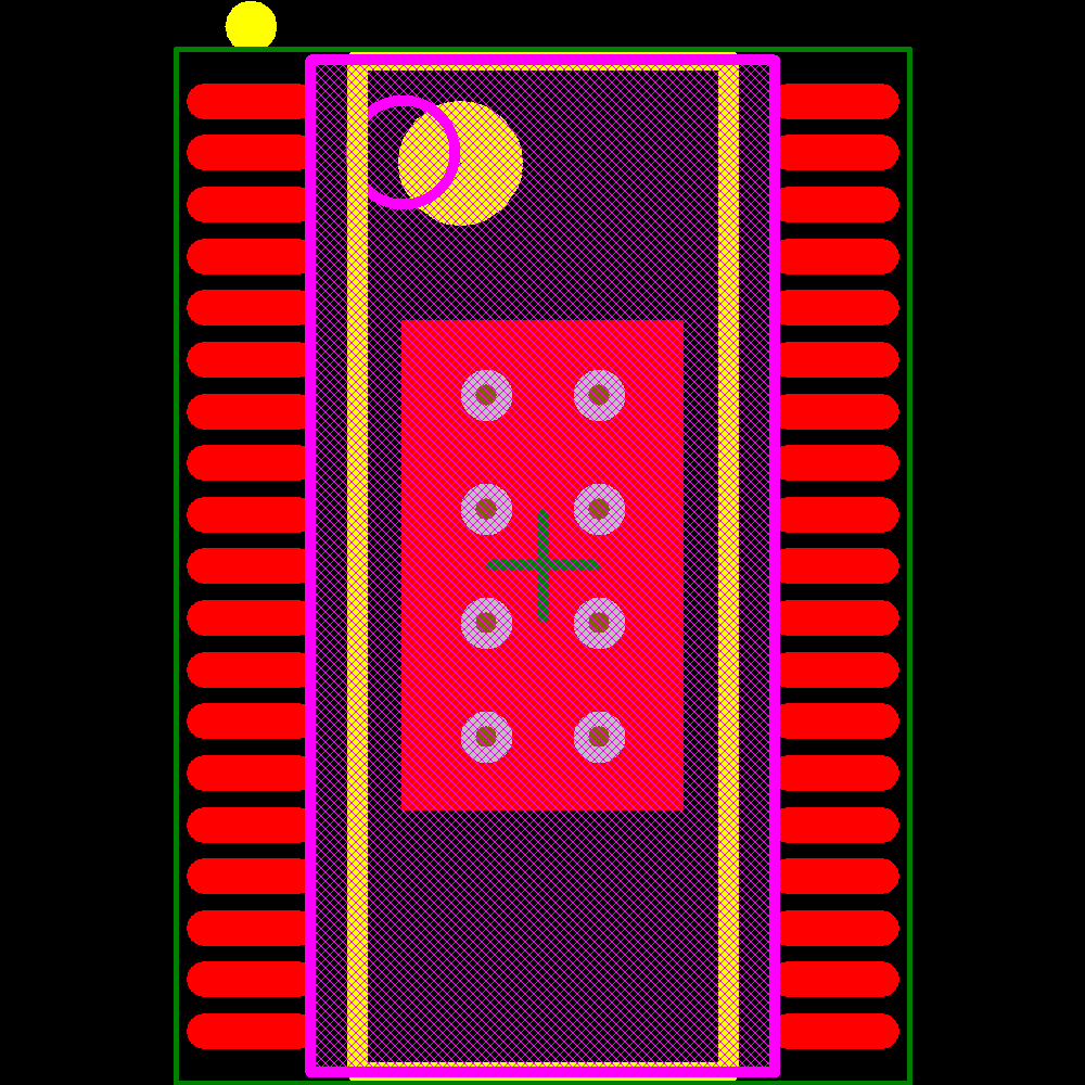 LTC3374IFE#PBF Footprint - Analog Devices