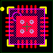 LT3477IUF#TRPBF Footprint - Analog Devices