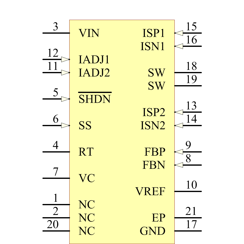 LT3477IUF#TRPBF Symbol - Analog Devices