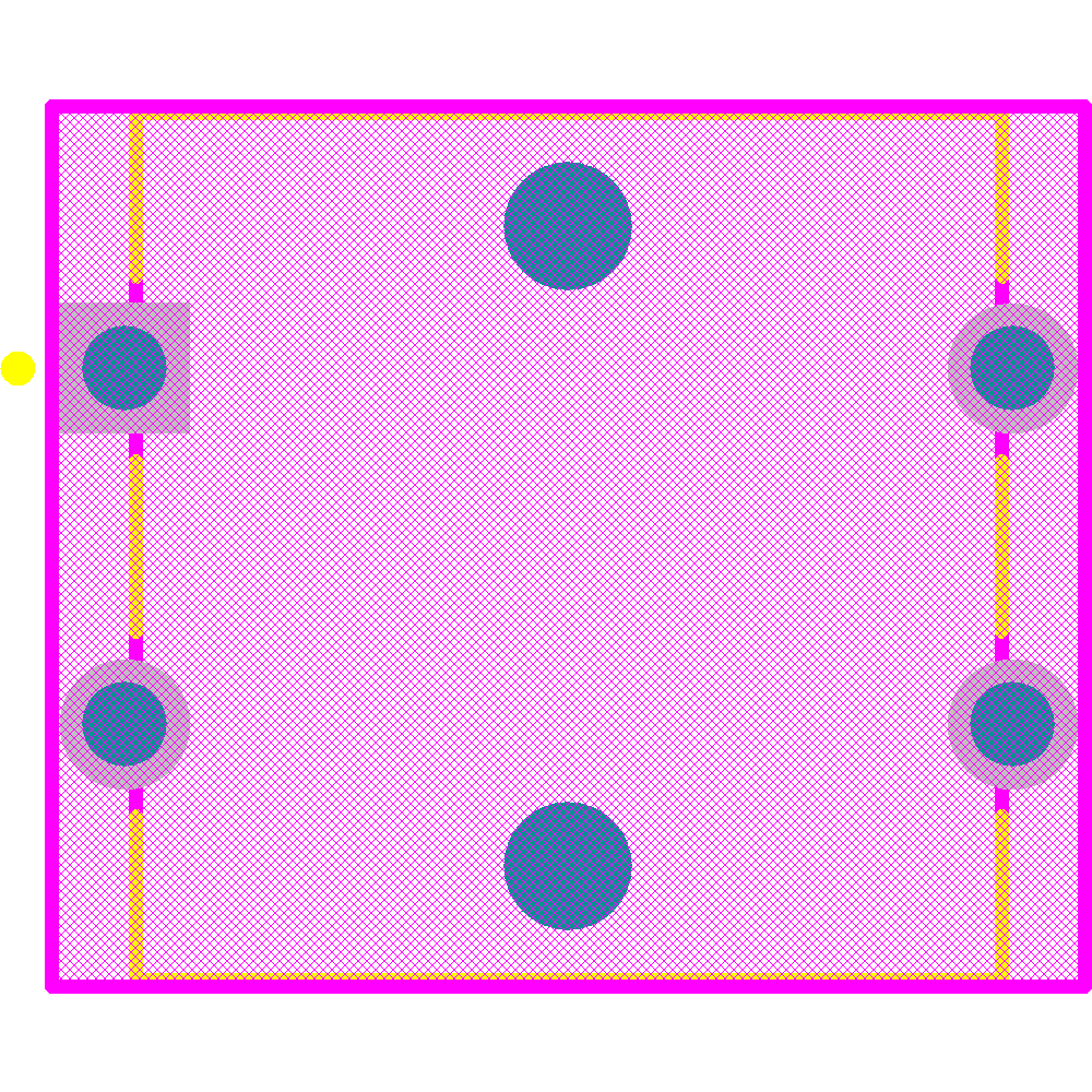 B3F-5000 Footprint - Omron