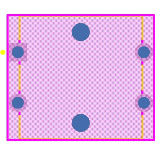 B3F-5000 Footprint - Omron