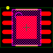BTS50901EJAXUMA1 Footprint - Infineon