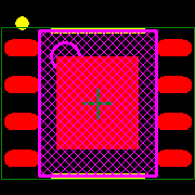 BTS50901EJAXUMA1 Footprint - Infineon
