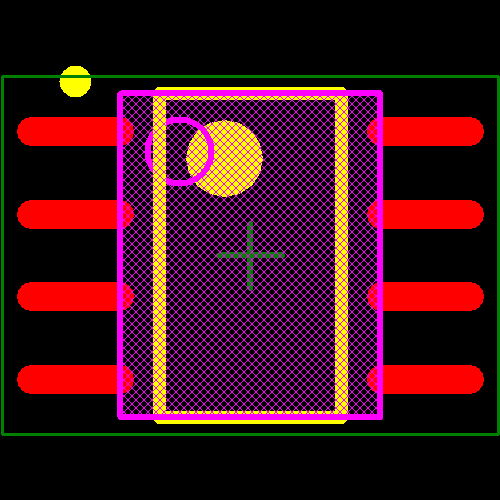 LM385DRE4-2-5 Footprint - Texas Instruments