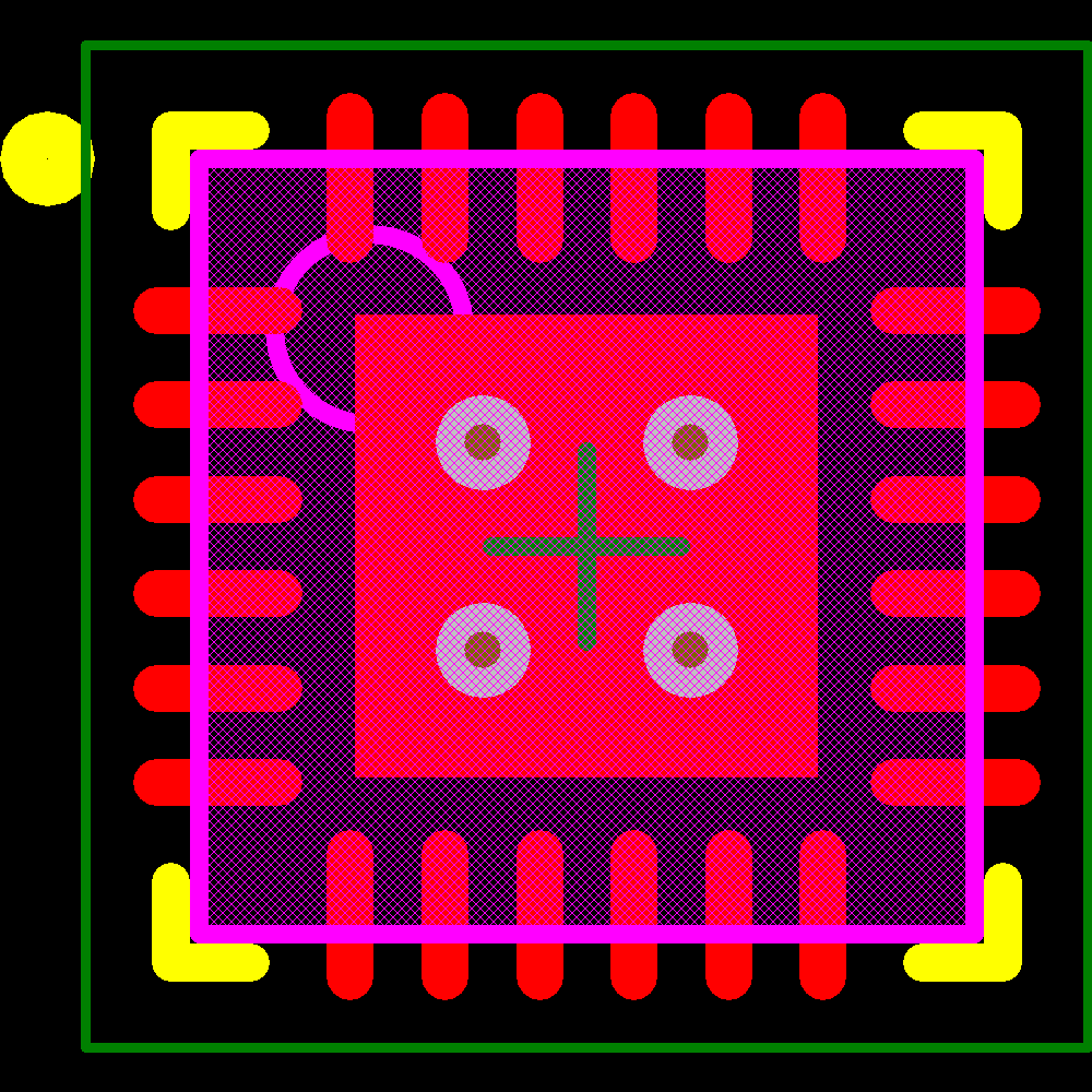 LT3598IUF#PBF Footprint - Analog Devices